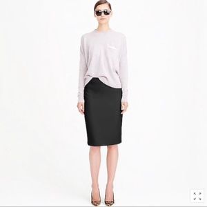 J Crew 100% Wool Classy Gray #2 Pencil Midi Skirt